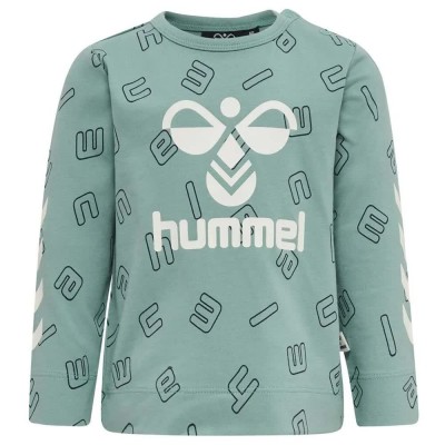 тениска,детски,тениски,hummel,athens,long,sleeve,t,shirt,green,(mineral,blue)