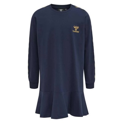 рокля,детски,поли,и,рокли,hummel,evelyn,dress,blue,(black,iris)