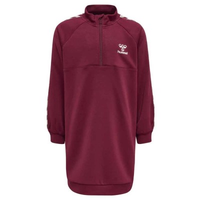 рокля,детски,поли,и,рокли,hummel,olivia,long,sleeve,dress,rhododendron,(red)