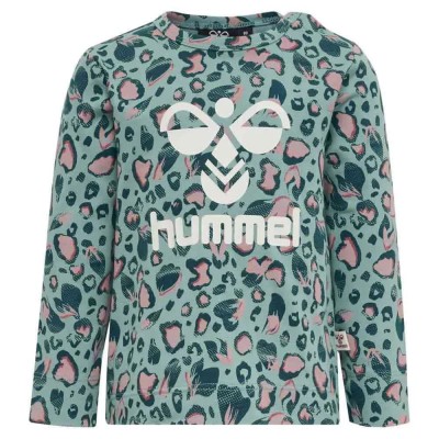 тениска,детски,тениски,hummel,sonja,long,sleeve,t,shirt,green,(mineral,blue)