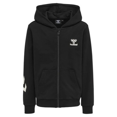 блуза,детски,блузи,hummel,trece,full,zip,sweatshirt,black