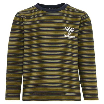 тениска,детски,тениски,hummel,united,long,sleeve,t,shirt,green,(black,iris)