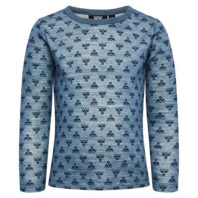 тениска,детски,тениски,hummel,vilmo,long,sleeve,t,shirt,stormy,weather,(blue)