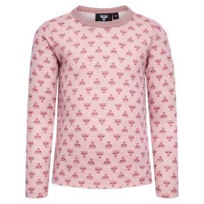 тениска,детски,тениски,hummel,vilmo,long,sleeve,t,shirt,pink,(woodrose)