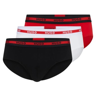 мъжко,бельо,hugo,planet,10249742,01,slips,3,units,bright,red,(multicolor)