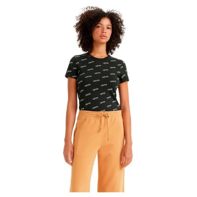тениска,дамски,тениски,levi´s,®,graphic,rickie,short,sleeve,t,shirt,minimal,sport,aop,2,caviar,(orange)