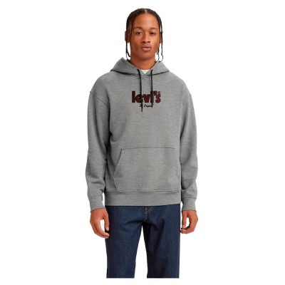 суичър,мъжки,пуловери,levi´s,®,t2,relaxed,graphic,hoodie,holiday,poster,hoodie,mhg,(grey)