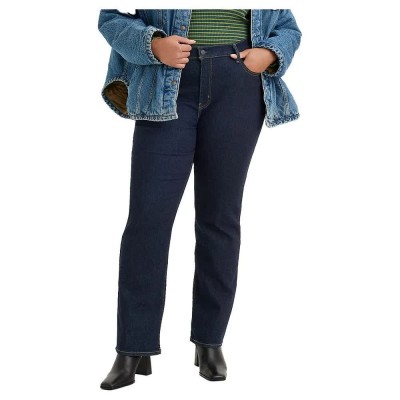 дънки,дамски,панталони,levi´s,®,plus,724,high,rise,straight,jeans,blue