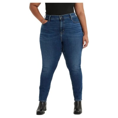 дънки,дамски,панталони,levi´s,®,plus,721,high,rise,skinny,jeans,blue,(z9935,dark,indigo,worn,in)
