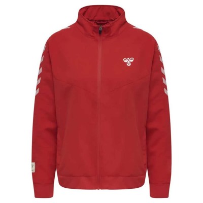 яке,дамски,анцузи,hummel,213993,tracksuit,jacket,aura,orange,(red)