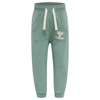 панталони,детски,панталони,hummel,futte,pants,green,(mineral,blue)