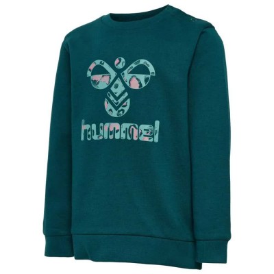 блуза,детски,блузи,hummel,lime,sweatshirt,deep,teal,(green)