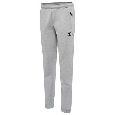 панталони,дамски,панталони,hummel,move,grid,cotton,pants,grey,melange,(grey)