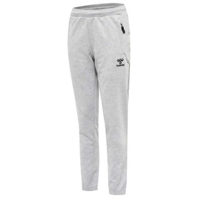 панталони,детски,панталони,hummel,move,grid,cotton,pants,grey,melange,(grey)