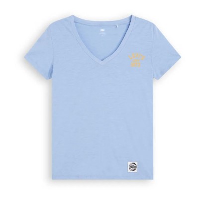 тениска,дамски,тениски,levi´s,®,graphic,perfect,vneck,t,shirt,blue,(levi´s,since,1873,hydrangea)