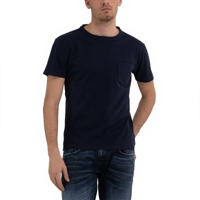 тениска,мъжки,тениски,replay,m6455,.000.23468g,short,sleeve,t,shirt,blue,(blue)