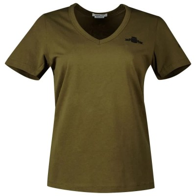 тениска,дамски,тениски,replay,w3595b.000.23188p,short,sleeve,v,neck,t,shirt,green,(army,green)