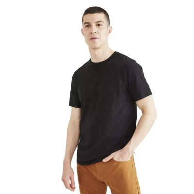 тениска,мъжки,тениски,дамски,тениски,dockers,crewneck,short,sleeve,t,shirt,black,(beautiful,black)