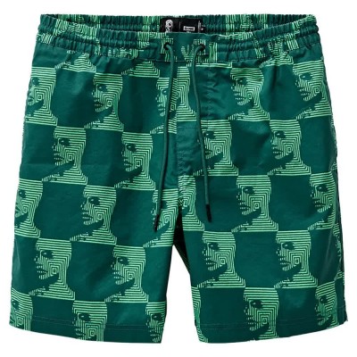 бански,гащета,мъжки,бански,костюми,globe,circuits,poolshort,swimming,shorts,night,green,(green)