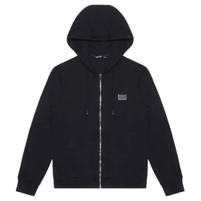 блуза,мъжки,пуловери,antony,morato,mmfl00892,fa150168,full,zip,sweatshirt,black