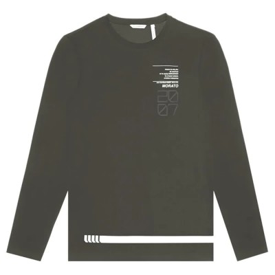 тениска,мъжки,тениски,antony,morato,mmkl00312,fa100144,long,sleeve,t,shirt,military,green,(green)