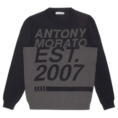 блуза,мъжки,пуловери,antony,morato,mmsw01294,ya100042,sweater,black,(black)