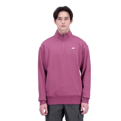 блуза,мъжки,пуловери,new,balance,athletics,remastered,french,terry,half,zip,sweatshirt,purple,(washed,burgundy)