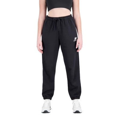 панталони,дамски,панталони,new,balance,essentials,stacked,logo,french,terry,pants,black