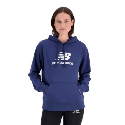 суичър,дамски,блузи,new,balance,essentials,stacked,logo,hoodie,blue