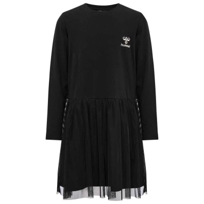 рокля,дамски,поли,и,рокли,hummel,cole,long,sleeve,dress,black,(black)