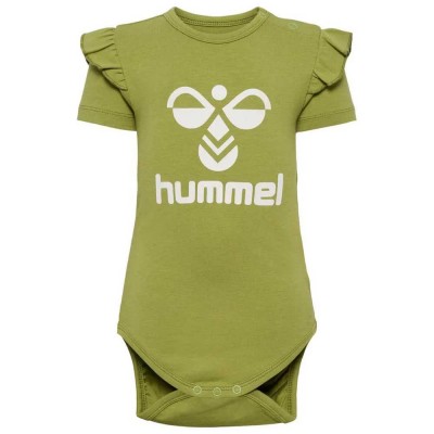 детски,облекла,за,момичета,hummel,dream,ruffle,short,sleeve,body,green,olive,(green)