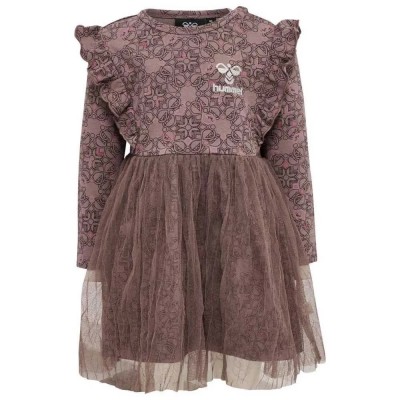 рокля,детски,поли,и,рокли,hummel,fia,dress,brown,(deep,taupe)