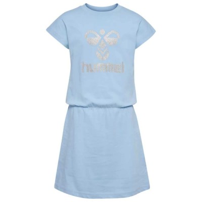 рокля,детски,поли,и,рокли,hummel,flowy,dress,blue,(cerulean)