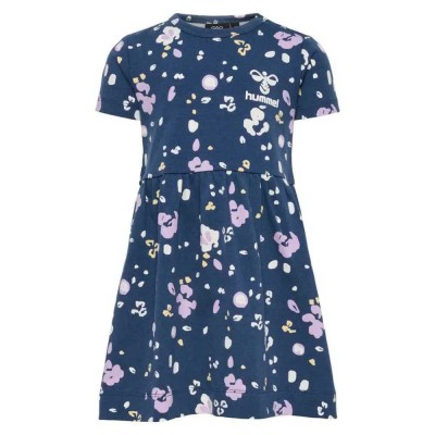 рокля,дамски,поли,и,рокли,hummel,happy,short,sleeve,dress,blue,(sargasso,sea)