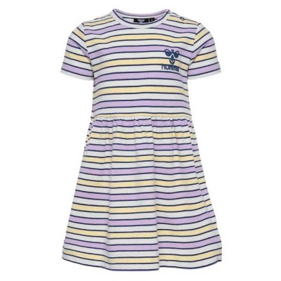 рокля,дамски,поли,и,рокли,hummel,happy,me,short,sleeve,dress,multicolor,(orchid,bloom)