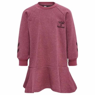 рокля,дамски,поли,и,рокли,hummel,sally,long,sleeve,dress,red,(earth,red)