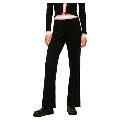 панталони,дамски,панталони,pepe,jeans,tiffani,pants,black