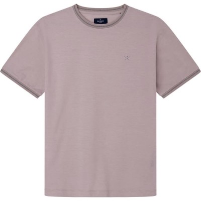 тениска,мъжки,тениски,hackett,pique,tipped,short,sleeve,t,shirt,purple