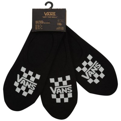 чорапи,мъжки,чорапи,vans,classic,canoodle,a,no,show,socks,3,pairs,black,(black)