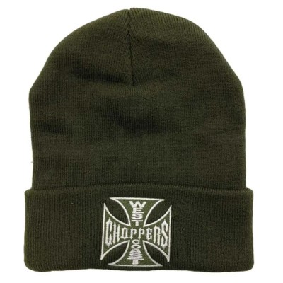 шапка,всички,шапки,west,coast,choppers,og,roll,up,beanie,green,(olive,green)
