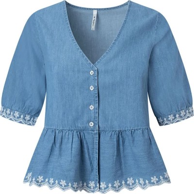 риза,с,къс,ръкав,мъжки,ризи,pepe,jeans,berta,short,sleeve,shirt,blue,(blue)