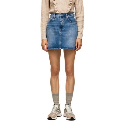 пола,дамски,поли,и,рокли,pepe,jeans,rachel,short,skirt,blue
