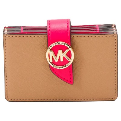 портфейли,и,портмонета,michael,kors,xs,acordian,woman,wallet,brown,(rubin,red,multi)
