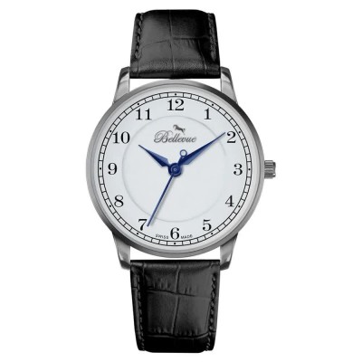 часовник,часовници,bellevue,d28,watch,silver,(black,white,mineral)