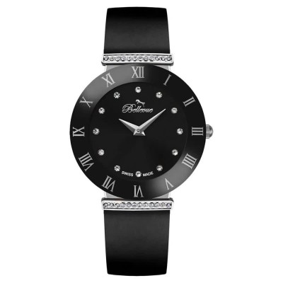 часовник,часовници,bellevue,e68,woman,watch,silver,(black,black,mineral)