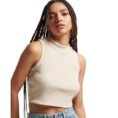 потник,дамски,топове,superdry,cropped,mock,neck,sleeveless,top,grey,(fog,grey)