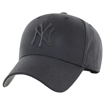 шапка,всички,шапки,47,mlb,new,york,yankees,raised,basic,mvp,cap,black