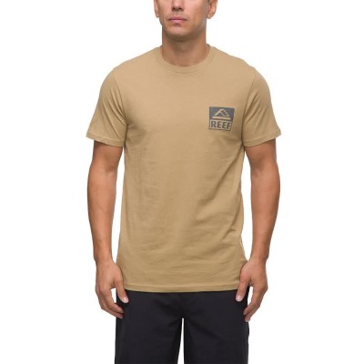 тениска,мъжки,тениски,reef,short,sleeve,t,shirt,kelp,(brown)