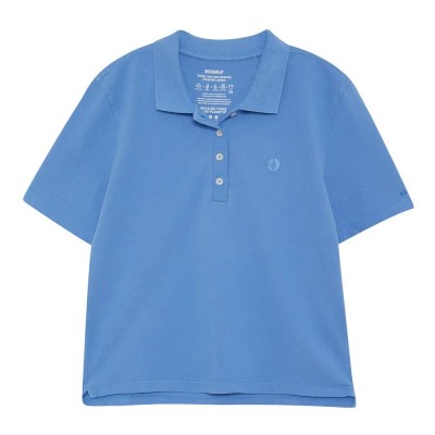 тениска,дамски,тениски,ecoalf,ancona,short,sleeve,v,neck,t,shirt,blue