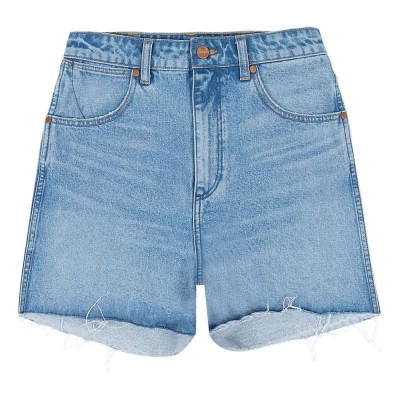 къси,панталони,дамски,панталони,wrangler,w25h73191,donna,regular,fit,denim,shorts,blue